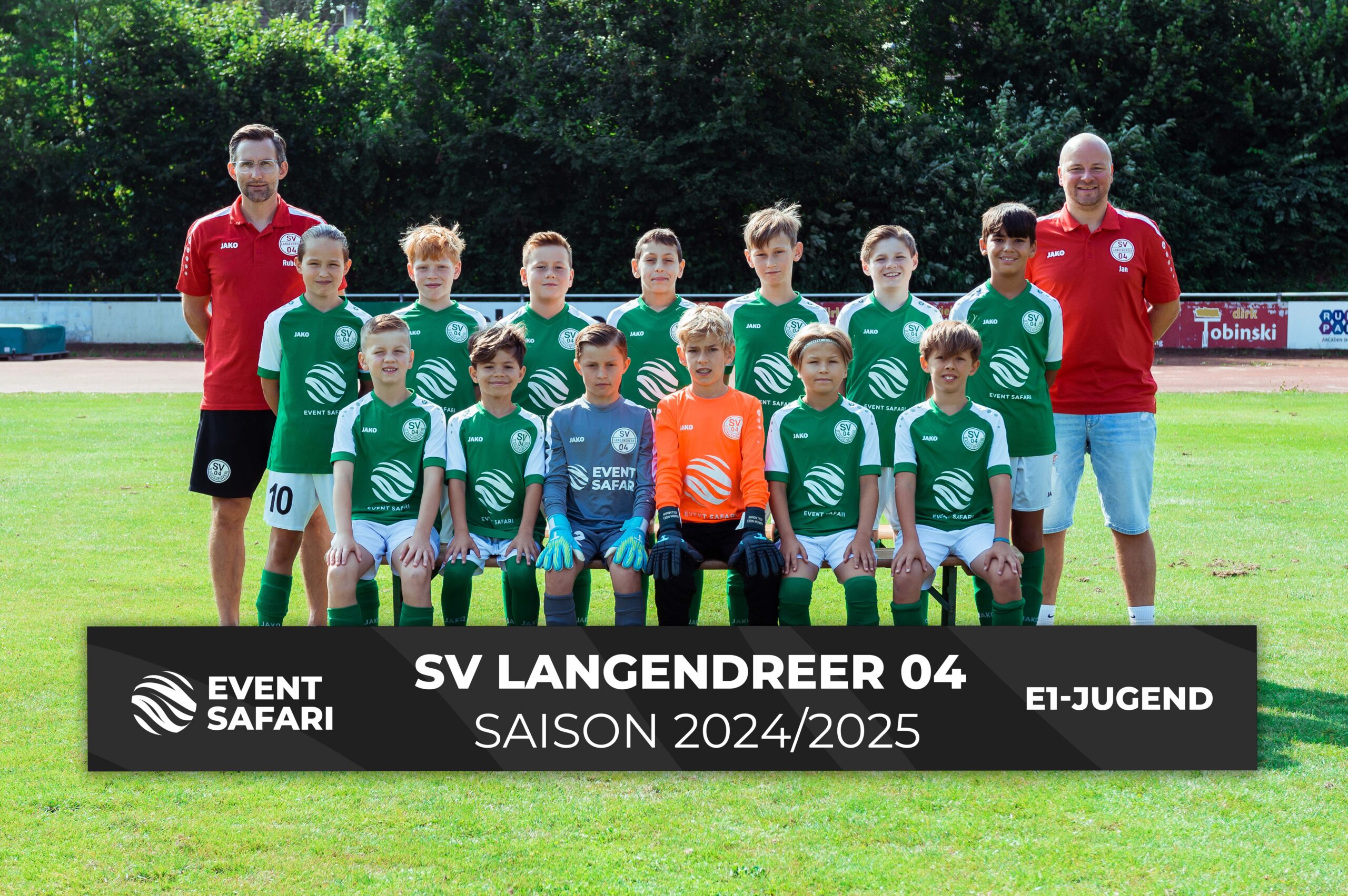 Mannschaftsfoto der E1-Jugend der SV Langendreer 04 der Saison 2024/2025
