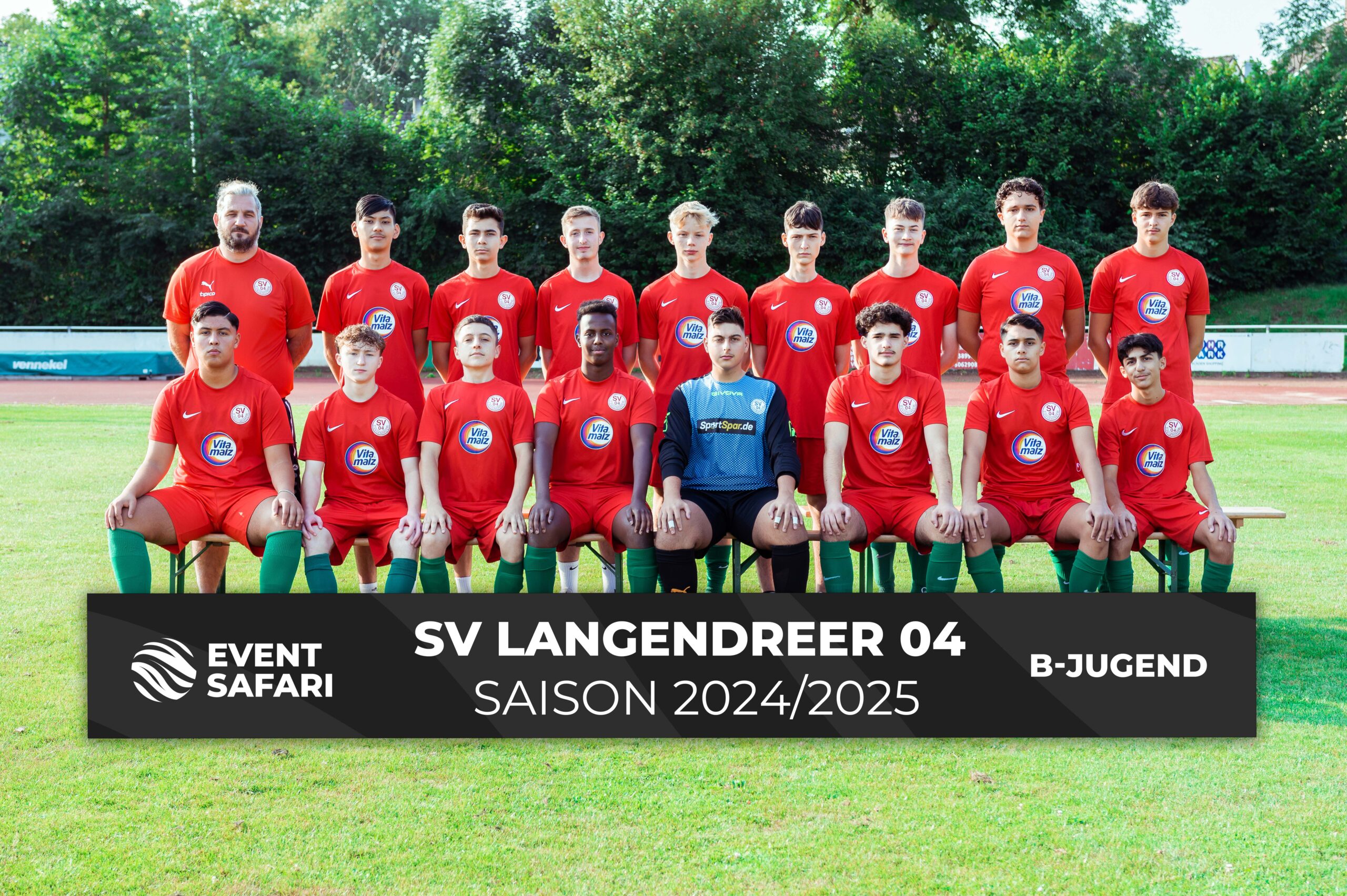 Mannschaftsfoto der B-Jugend der SV Langendreer 04 der Saison 2024/2025