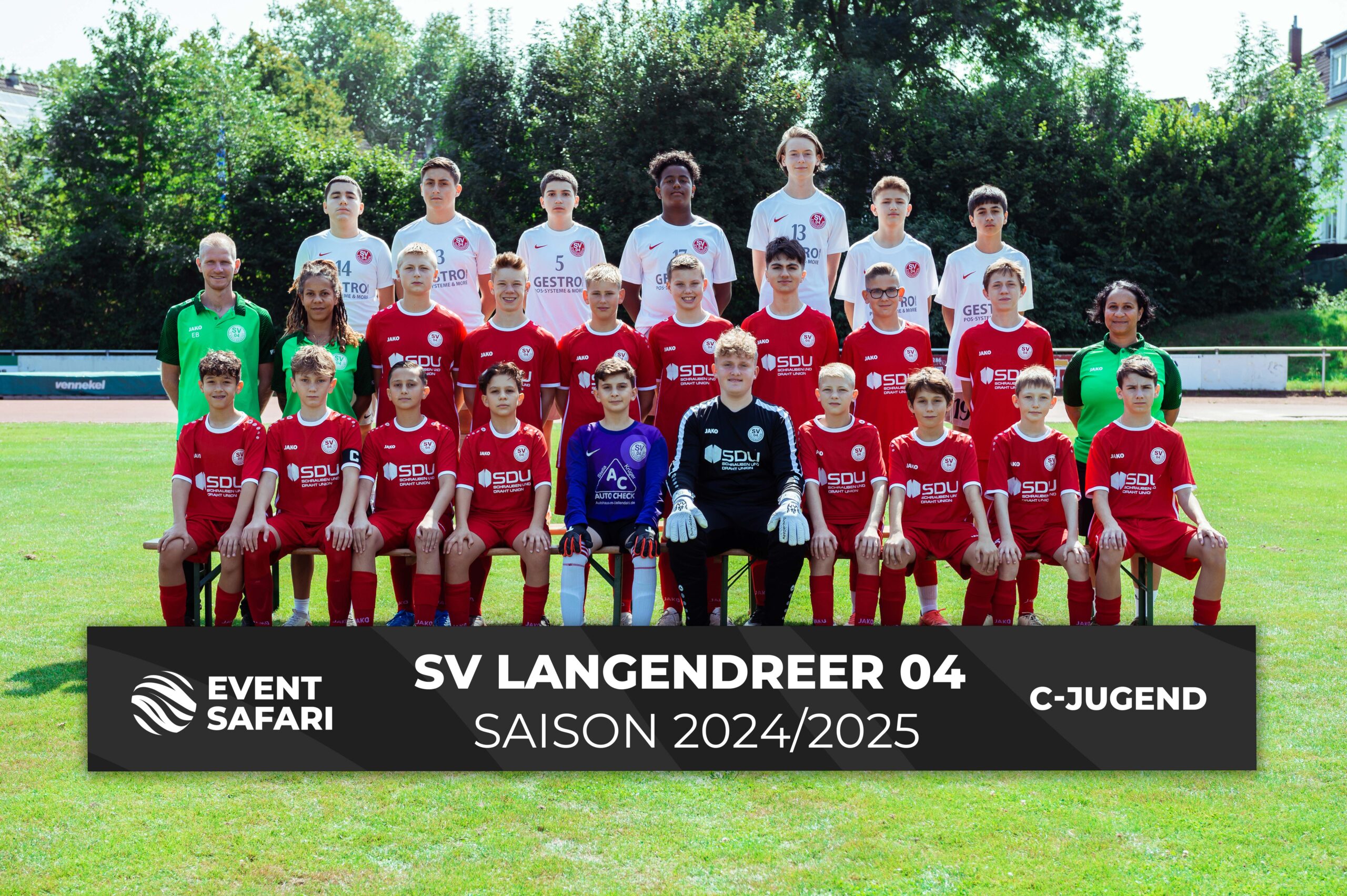 Mannschaftsfoto der C-Jugend der SV Langendreer 04 der Saison 2024/2025