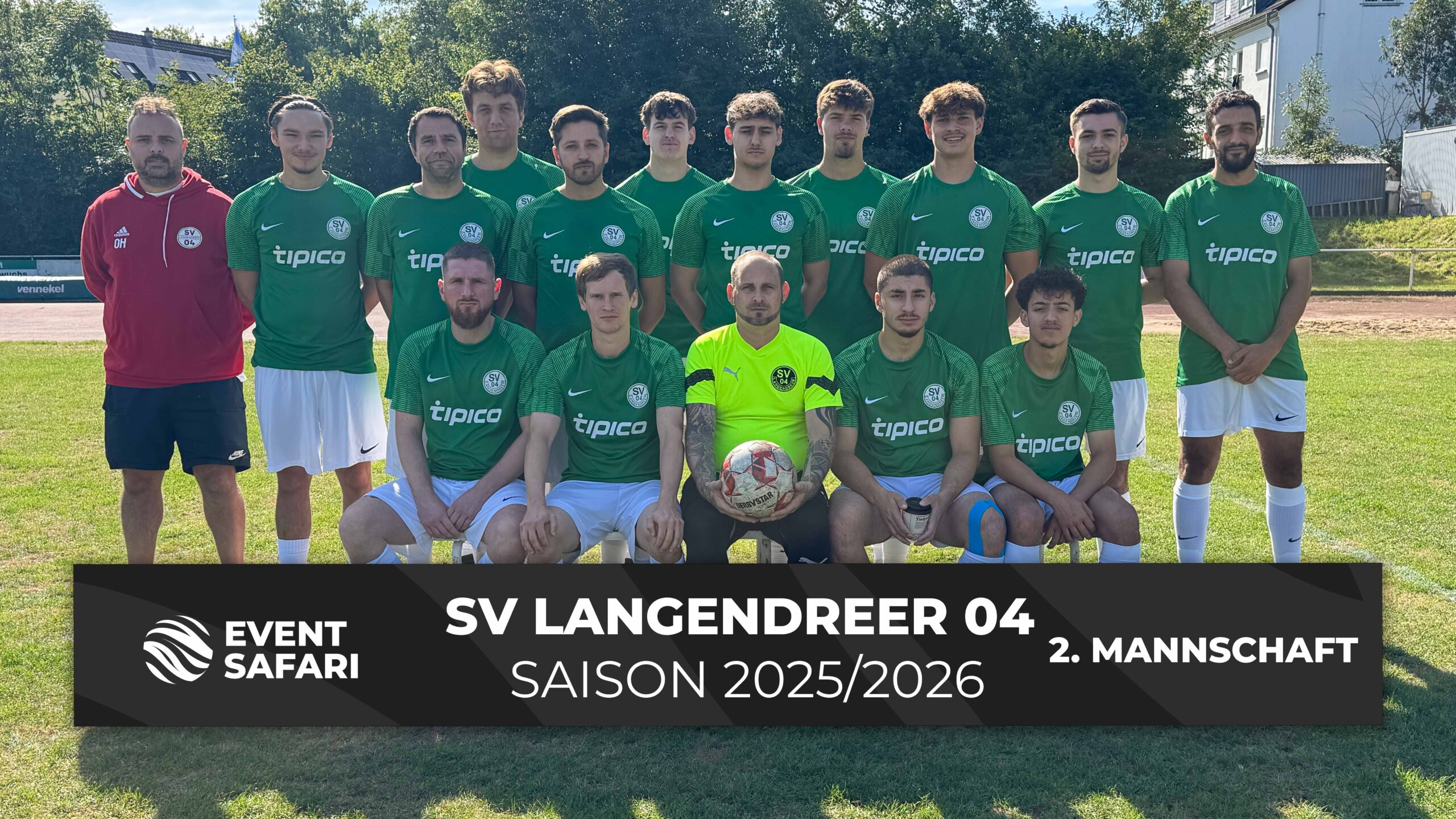 Mannschaftsfoto der zweiten Mannschaft der SV Langendreer 04