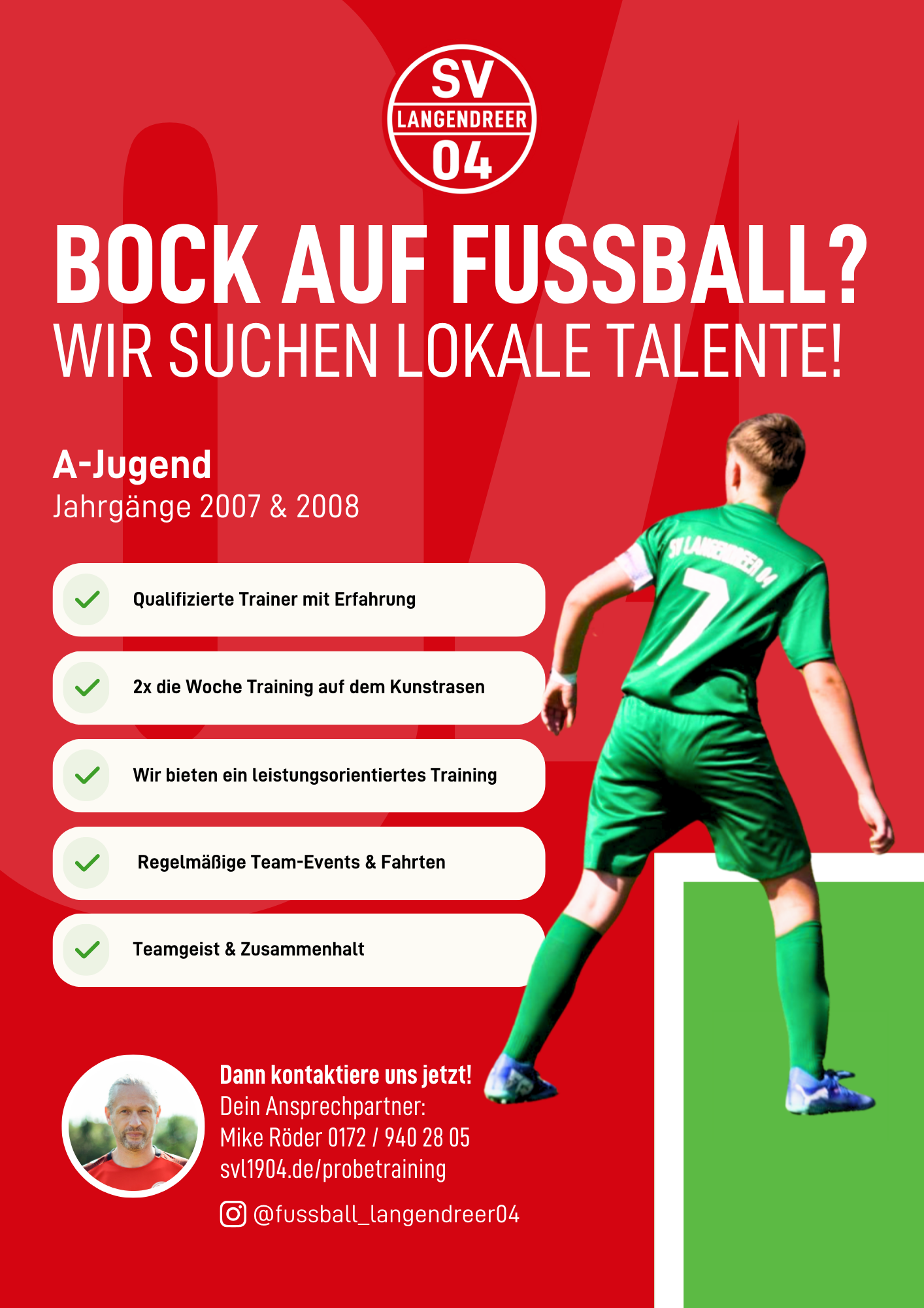 Spielersuche A-Jugend SV Langendreer
