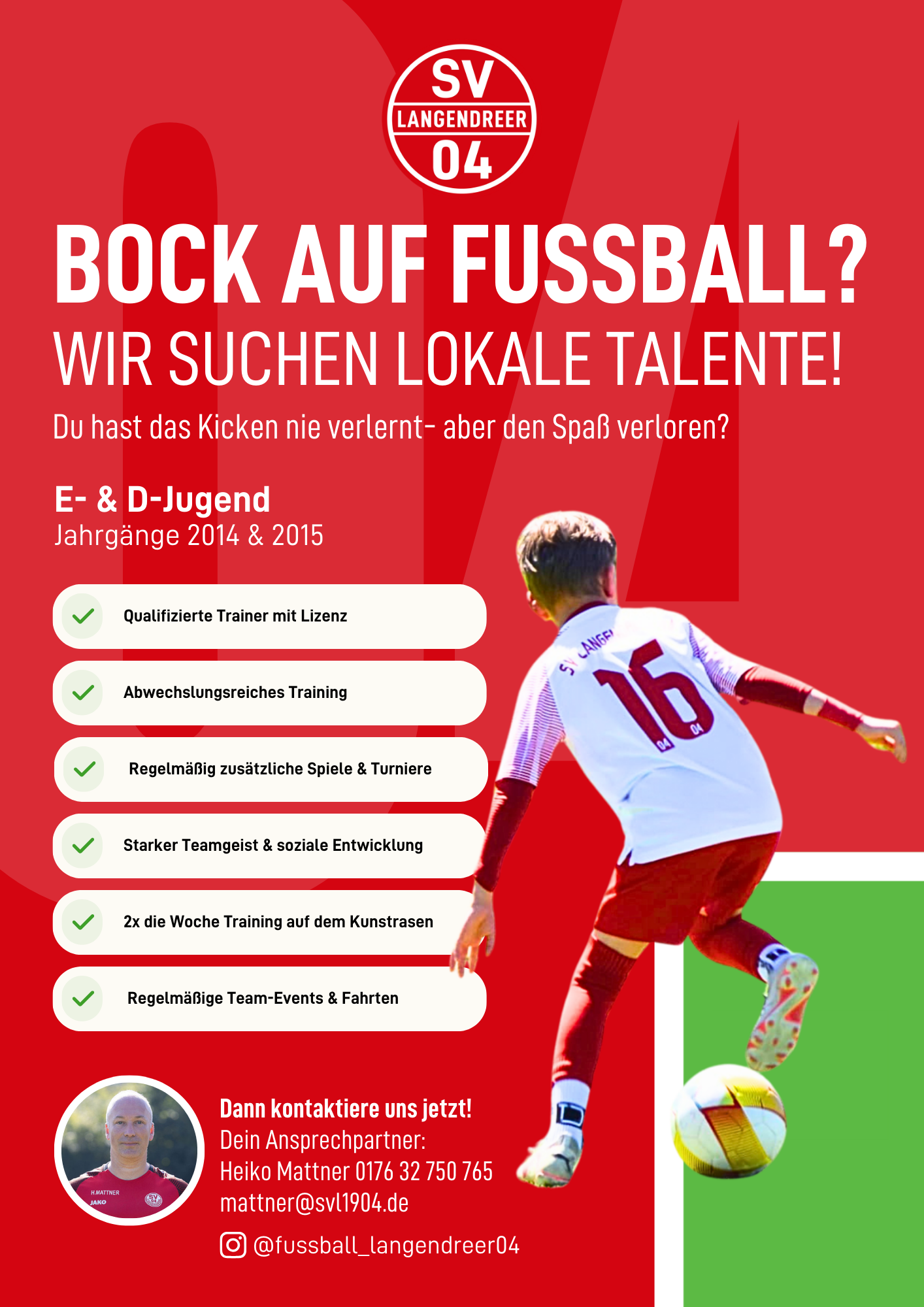 SV Langendreer 04 Spielersuche E- & D-Jugend