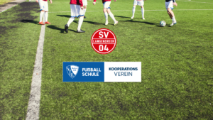 Schmuckgrafik zur Bewerbung der VfL Fußballschule bei der SV Langendreer 04
