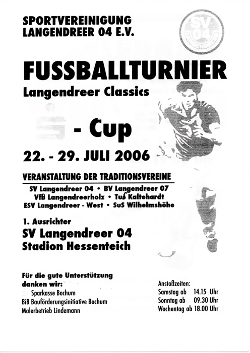 Altes Langendreer Classics Plakat von 2006